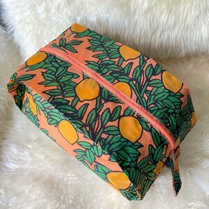 NWOT Baggu 3D Zip Pouch Large - Orange Tree Coral
